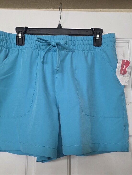 bcg Pants - BCG Scuba Blue Womens Athletic Shorts Medium